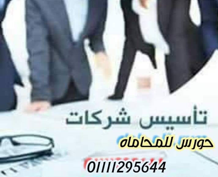 اشهر محامي شركات في القاهرة محامي تاسيس شركات